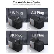 Aukey 1 Pc Universal Travel Adapter Black