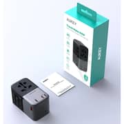 Aukey 1 Pc Universal Travel Adapter Black