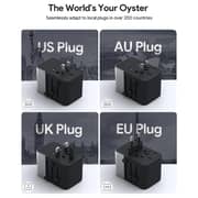 Aukey 1 Pc Universal Travel Adapter Black