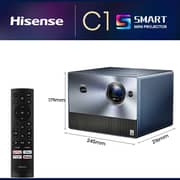 Hisense Laser Mini Projector with 4K HDR10 & Dolby Vision – C1