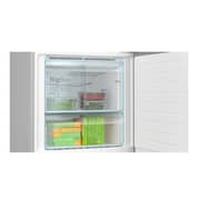 Series 4 free-standing fridge-freezer with freezer at bottom 193 x 70 cm Black stainless steel - Net Capacity 505 liter, KGN56CX30U (touch control)