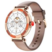 Xcell Celine Smartwatch 1.28″ HD Gold / Brown