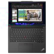 Lenovo ThinkPad E14 Gen 6 (2024) AI PC - 1st Series / Intel Core Ultra 5-125U / 14inch WUXGA / 512GB SSD / 8GB RAM / Shared Intel Graphics / Windows 11 Pro / English & Arabic Keyboard / Black / Middle East Version - [21M7000GGR]