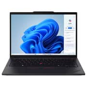 Lenovo ThinkPad T14 Gen 5 (2024) AI PC - 1st Series / Intel Core Ultra 7-155U / 14inch WUXGA / 512GB SSD / 16GB RAM / Shared Intel Graphics / Windows 11 Pro / English & Arabic Keyboard / Black / Middle East Version - [21ML000AGR]