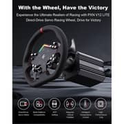 PXN Gaming Steering Wheel Black
