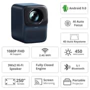 Wanbo FHD Portable Projector T2MAX -BL