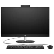 HP All-in-One (2023) Desktop - 13th Gen / Intel Core i7-1355U / 27inch FHD / 1TB SSD / 16GB RAM / Shared Intel Iris Xe Graphics / Windows 11 / English Keyboard / Jet Black / International Version - [27-CR0090NH]