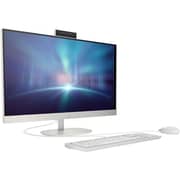 HP All-in-One (2023) Desktop - 13th Gen / Intel Core i7-1355U / 23.8inch FHD / 512GB SSD / 16GB RAM / Shared Intel Iris Xe Graphics / Windows 11 / English Keyboard / Shell White / International Version - [24-CR0001L]