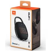 JBL Clip 5 Ultra-Portable Waterproof Bluetooth Speaker, Black
