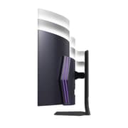 شاشة منحنية للألعاب إل جي ألترا جير بتقنية OLED BK، دقة WQHD (3440 x 1440) مقاس 45 بوصة بنسبة عرض إلى ارتفاع 21:9، وانحناء 800R، لون أسود 45GS95QE