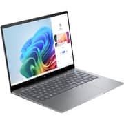 HP Omnibook X (2024) Copilot+ PC - Snapdragon X Elite X1E-78-100 / 14inch 2.2K / 1TB SSD / 16GB RAM / Shared Qualcomm Adreno Graphics / Windows 11 Home / English & Arabic Keyboard / Meteor Silver / Middle East Version - [14-FE0000NE]