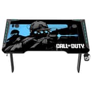 Gameon RGB Flowing Light Gaming Desk Black/Blue