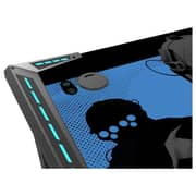 Gameon RGB Flowing Light Gaming Desk Black/Blue