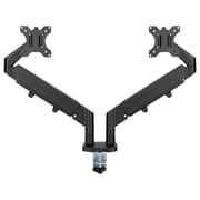 Gameon Dual Monitor Arm Stand And Mount Black