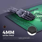 Cybeart Licensed Slytherin Rapid Mousepad XXL Black/Green