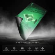 Cybeart Licensed Slytherin Rapid Mousepad XXL Black/Green