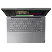 Lenovo Yoga Pro 7 14IMH9 (2024) AI PC - 1st Series / Intel Core Ultra 7-155H / 14.5inch 3K / 1TB SSD / 32GB RAM / Shared Intel Arc Graphics / Windows 11 Home / English & Arabic Keyboard / Luna Grey / Middle East Version - [83E200A3AX]