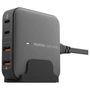 Momax Oneplug 4 Port Gan Desktop Charger Black