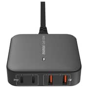 Momax Oneplug 4 Port Gan Desktop Charger Black
