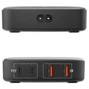 Momax Oneplug 4 Port Gan Desktop Charger Black