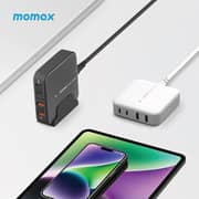 Momax Oneplug 4 Port Gan Desktop Charger Black