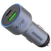 Momax Move Dual Port Car Charger Space Grey