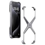 Max & Max Sleek X Design Case Silver iPhone 15 Pro Max