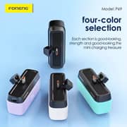 Foneng Power Bank 5000mAh Black P69