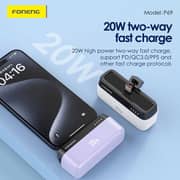 Foneng Power Bank 5000mAh Black P69-LC