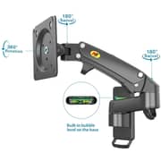 NB Full Motion Monitor Wall Mount Black