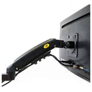 NB Full Motion Monitor Desk Mount Stand Grey