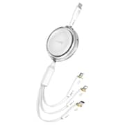 Wiwu Vigor 3-in-1 USB Cable 1.2m White