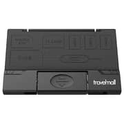 Travelmall SIM Card Organizer With USB-C OTG Reader Black