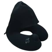 Travelmall 1 Pc 3D Inflatable Neck Pillow Black