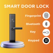 Security Bundle - Smart Door Lock, Outdoor Camera & Indoor Camera - Comprehensive Home Security System with Real-Time Monitoring and Advanced Smart Home Integration