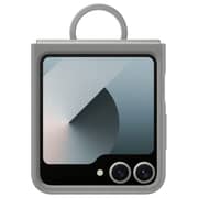 Samsung Silicone Case With Ring Gray Galaxy Z Flip 6