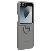 Samsung Silicone Case With Ring Gray Galaxy Z Flip 6