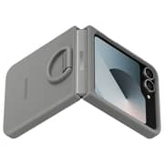 Samsung Silicone Case With Ring Gray Galaxy Z Flip 6