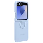 Samsung Silicone Case With Ring Blue Galaxy Z Flip 6