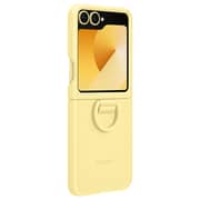 Samsung Silicone Case With Ring Yellow Galaxy Z Flip 6