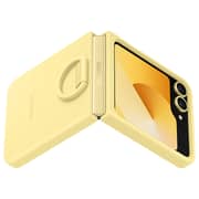 Samsung Silicone Case With Ring Yellow Galaxy Z Flip 6