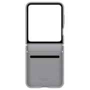 Samsung Flap Vegan Leather Case Gray Galaxy Z Flip 6