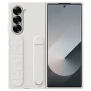 Samsung Silicone Grip Case With Stand White Galaxy Z Fold 6