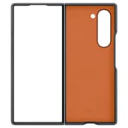 Samsung Vegan Leather Case Gray Galaxy Z Fold 6