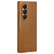 Samsung Vegan Leather Case Brown Galaxy Z Fold 6
