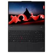 Lenovo ThinkPad T16 Gen 3 (2023) Laptop - 1st Series / Intel Core Ultra 7-155U / 16inch WUXGA / 512GB SSD / 32GB RAM / Shared Intel Graphics / Windows 11 Pro / English & Arabic Keyboard / Black / 3 Years Warranty - [21MN000DGR]