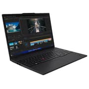 Lenovo ThinkPad T16 Gen 3 (2023) Laptop - 1st Series / Intel Core Ultra 7-155U / 16inch WUXGA / 512GB SSD / 32GB RAM / Shared Intel Graphics / Windows 11 Pro / English & Arabic Keyboard / Black / 3 Years Warranty - [21MN000DGR]