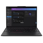 Lenovo ThinkPad T16 Gen 3 (2023) Laptop - 1st Series / Intel Core Ultra 7-155U / 16inch WUXGA / 512GB SSD / 32GB RAM / Shared Intel Graphics / Windows 11 Pro / English & Arabic Keyboard / Black / 3 Years Warranty - [21MN000DGR]