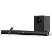 F&D 2.1CH Soundbar With Wired Subwoofer 80 Watt - Black- HT-330