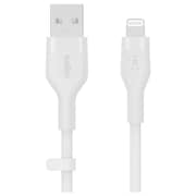 Belkin Flex USB-A Cable With Lightening Connector 1m White
